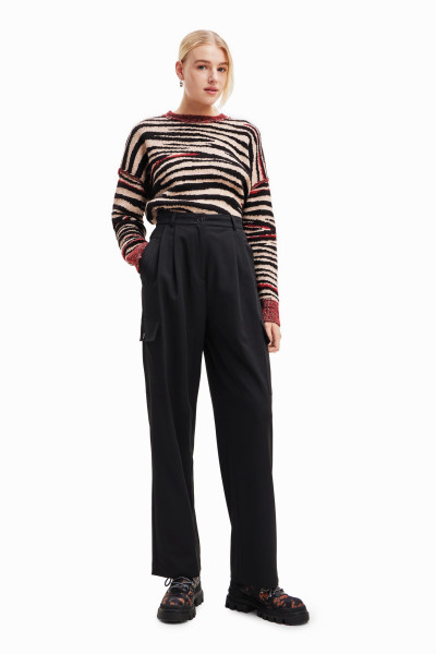 detail Desiguál dámské kalhoty 23WWPW06