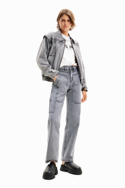 detail Desiguál dámské kalhoty 24SWDD56