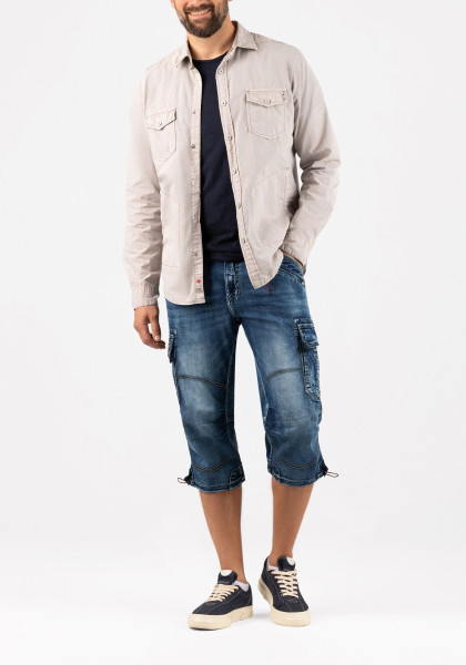 detail Timezone pánské jeans kraťasy 25-10009-21-3119