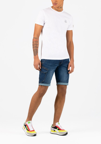 detail Timezone pánské jeans kraťasy 25-10021-00-3012