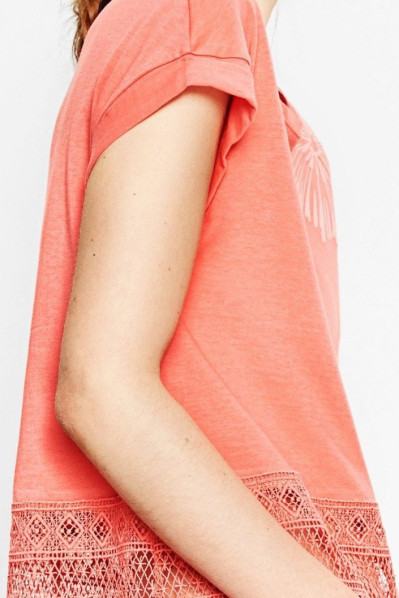 detail Desigual dámské triko 71T2YK7