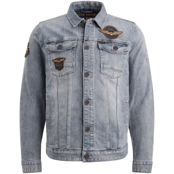 detail PME Legend pánská jeans bunda PDJ2602704-SBT DENIM