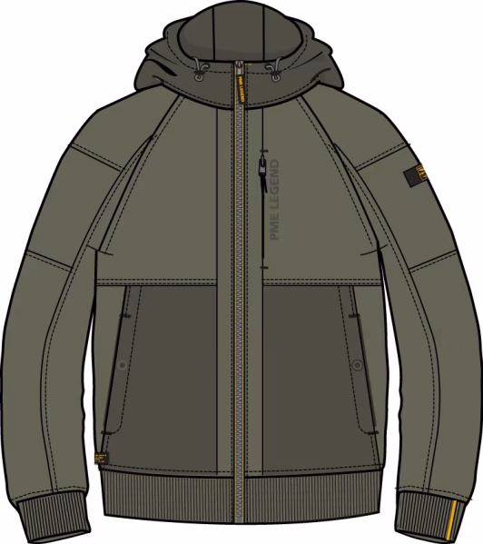 detail PME Legend pánská bunda PJH2608483-6447 SHORT JACKET