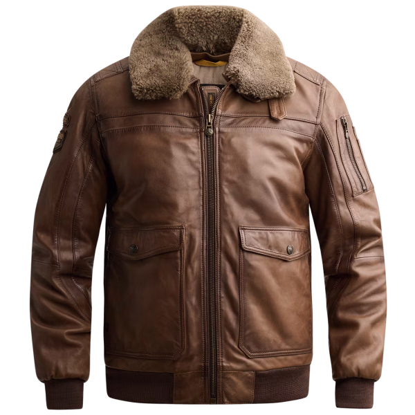 detail PME Legend pánská kožená bunda PLJ2608706-769 SHORT JACKET SNOWPROP