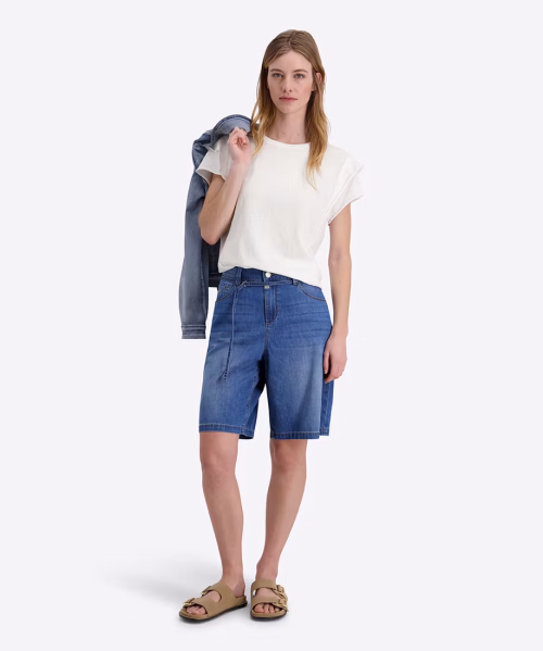 detail Timezone dámské jeans kraťasy T1 50041.3159 Loose Lagunas