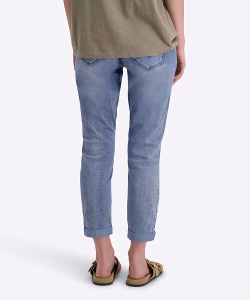 detail Timezone dámské jeans kalhoty T1 70080.3014-31 Slim NaliTZ 7/8