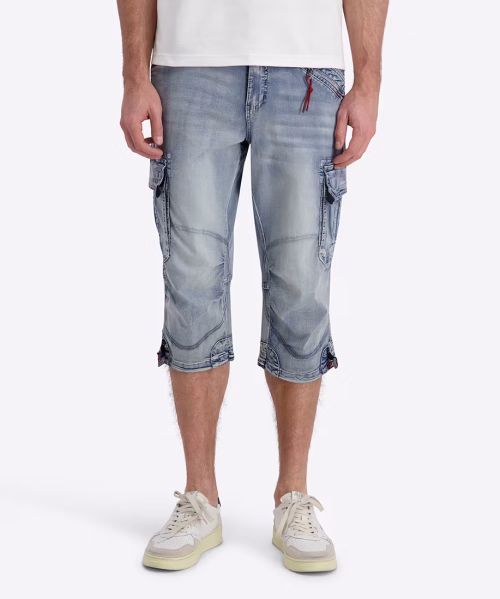 detail Timezone pánské jeans kraťasy T2 50009.3444 Loose MilesTZ