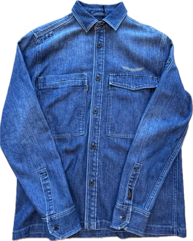 PME Legend pánské jeans košile PSD2608241-WBB DENIM